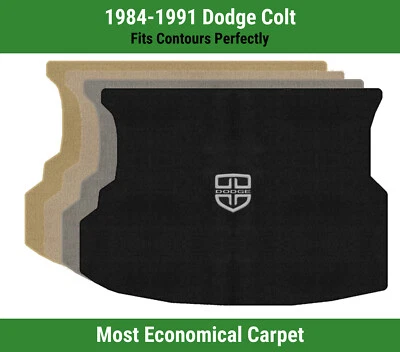Alfombra de maletero Lloyd Velourtex para Dodge Colt 1984-1991 con logotipo de insignia Dodge Foto 1 de 4