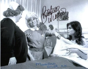 Film Autograph: BARBARA WINDSOR & MADELINE SMITH (Carry On) Rare Signed Photo - Picture 1 of 1