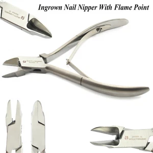 Chiropody Toenail Nipper With Flame Point Trimmer Heavy Duty Thick Ingrown Nails - Imagen 1 de 3