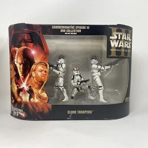 2005 EPISODIO 3 LA VENDETTA DEI SITH CLONE TROOPER FIGURE NUOVO CON SCATOLA - Foto 1 di 5