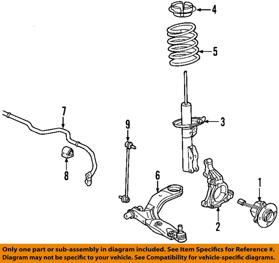 Nudillo de suspensión delantera GM OEM 19303851 Foto 1 de 1