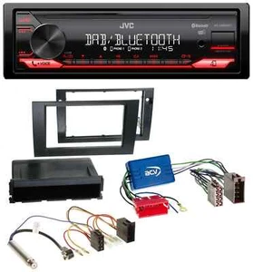 JVC Bluetooth USB DAB MP3 Autoradio für Audi A4 B6 B7 01-08 Symphony Aktivsystem - Bild 1 von 8