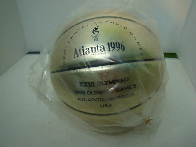 Silver Molten Full Size Basketball 1996 Atlanta Olympic Games with certificate - Image 1 of 4