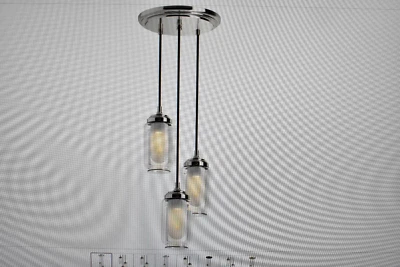 Kohler Lighting 22655-PE03 Artifacts 10"W 3 Light Pendant Cloud - Nickel - Image 1 of 3