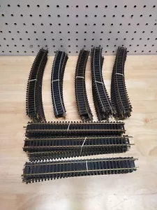 Pista treno modellino scala HO 129 pezzi con trasformatore, produttori misti Tyco - Foto 1 di 12