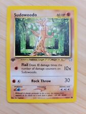 Pokémon TCG Sudowoodo Neo Genesis 77 Regular 1st Edition Common