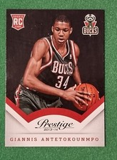 2013-14 PANINI PRESTIGE GIANNIS ANTETOKOUNMPO RC ROOKIE MILWAUKEE BUCKS 