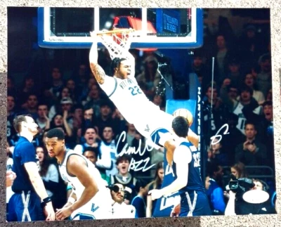 CAM WHITMORE Villanova Wildcats SIGNED 8x10 Photo JSA COA HOUSTON ROCKETS B - Image 1 of 2