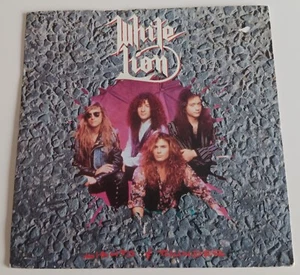 WHITE LION - LIGHTS & THUNDER VINYL 45. PLAYS EXCELLENT. PROMO COPY. - Picture 1 of 6