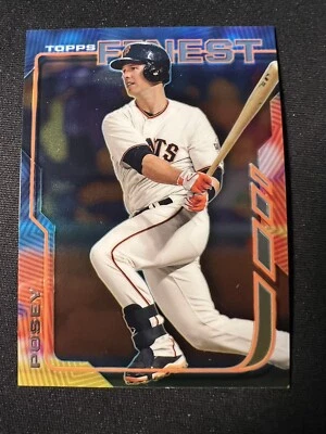 2014 Topps Finest Buster Posey #12 - Image 1 of 2