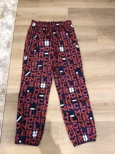New Mens  Genuine MONCLER Track Parachute Pants Size 50” Large…New .. - Picture 1 of 12