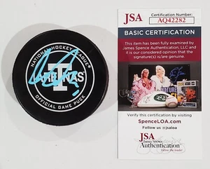 AUSTON MATTHEWS SIGNED TORONTO MAPLE LEAFS T ARENAS NHL PUCK W JSA CERT - Picture 1 of 1