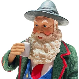 Kurt Adler Fabriche Edition Schwarzwald Weihnachtsmann Sammlerstücke Skulptur Flachmann - Bild 1 von 10