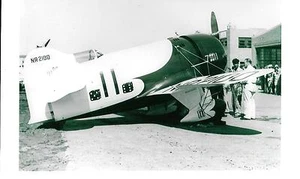 GEE BEE #11 (NR2100) FLUGZEUG - AUS VINTAGE NEGATIV 5 x 7 s/w FOTOGRAFIE - Bild 1 von 1