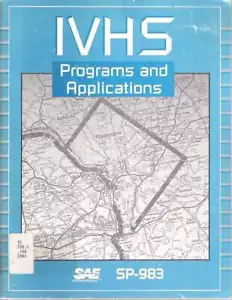 Society Of Automotive Engineers / IVHS PROGRAMS AND APPLICATIONS - Picture 1 of 1