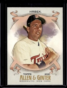 Kent Hrbek 2021 Topps Allen & Ginter - #338 SP - Minnesota Twins - Picture 1 of 2