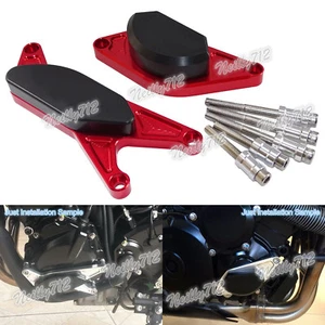 Engine Stator Starter Crash Pad Sliders Red For 2000-2005 SUZUKI GSXR 600 750 K1 - Picture 1 of 9