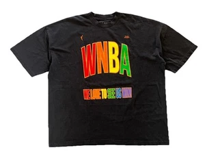 T-shirt Playa Society WNBA "We Love To See Us Win" grigia vintage lavaggio uomo taglia 3XL - Foto 1 di 5