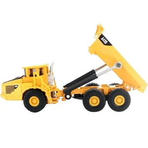 13.5cm Diecast Alloy 1/87 Scale Mining Dumper Truck Vehicle Simulation Model - Picture 1 of 14