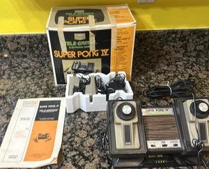 Vintage Atari Super Pong IV Tele-Games • Comes With Four Paddles Untested*** - Picture 1 of 9