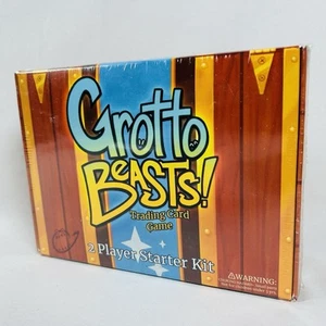 Grotto Beasts! Trading Card Game Starter Kit 2 Player 6+ Deck Booster SEALED NEW - Picture 1 of 4