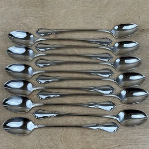 Oneida CHATEAU Oneidacraft Deluxe Edelstahl 12 Stück Eisteelöffel SET 7,5" NM - Bild 1 von 21
