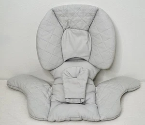 Nuna PIPA Organic Gray Soft Cotton Infant Insert Set For Car Seat W/ Bag - Picture 1 of 8