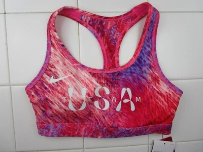 Nike Swoosh Team USA Padded Training Sports Bra Women's XS FN1195-645 - Image 1 of 4