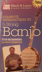 60 Minute Introduction To 5 String Banjo For Beginners VHS - Picture 1 of 2