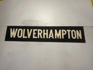 Wolverhampton - Wolverhampton Februar 1973 Bus Blind 35" Geschenk - Bild 1 von 12