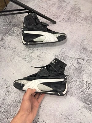 Vintage Puma Speed Cat Suede High Top Y2K US 6.5 Women’s Black Sneakers Shoes - Image 1 of 4