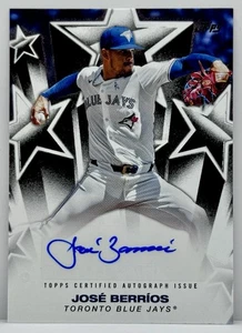 JOSE BERRIOS AUTO 2025 TOPPS BASEBALL STARS AUTOGRAPH #BSA-JB BLUE JAYS - Bild 1 von 2