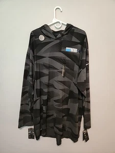 Nike NFL Carolina Panthers Lightweight Dri-fit Sideline Hoodie NKD8-00A 3XL NWT - Picture 1 of 14