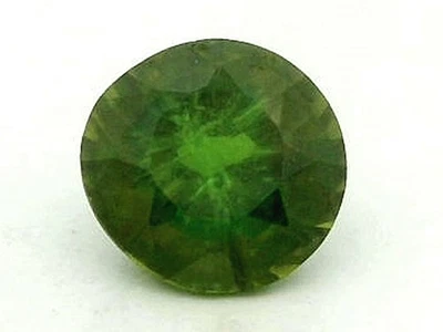 0.43Ct UNHEATED NATURAL GREEN DEMANTOID GARNET GEMSTONE FROM RUSSIA - Image 1 of 4