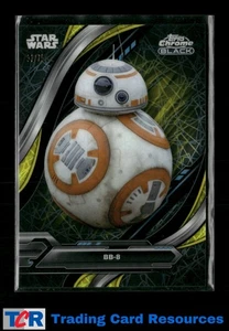 2024 Topps Chrome Black Star Wars #30 BB-8 Yellow Lazer Refractor #/75 - Picture 1 of 2