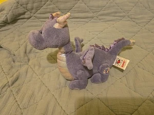 Rare HTF WEBKINZ STORMY DRAGON HM634 Purple Plush Toy Fast Shipping *READ - Picture 1 of 19
