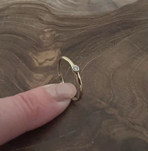 Isabel Bernard Ring 585 Gelbgold 14 Karat Zirkonia Gr. 52 - Bild 1 von 8