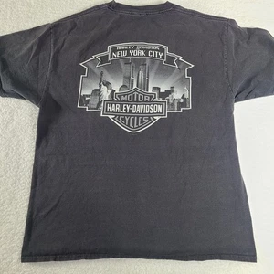 Harley Davidson Herren T-Shirt Large 2008 New York World Trade Center Liberty Y2k - Bild 1 von 8