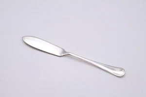Cuchillo de mantequilla vintage de plata esterlina con sello Sheffield 1960 - Imagen 1 de 7