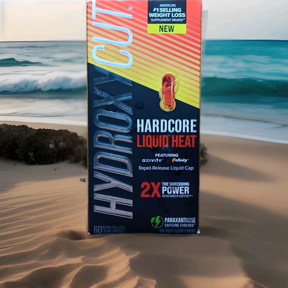 HYDROXYCUT LIQUID HEAT 2X    WEIGHT LOSS SUPPLEMENT 60 RAPID RELEASE CAPSULES!!! - Image 1 of 4