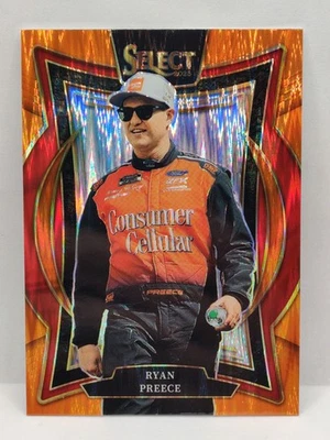 Tribuna de carreras Select NASCAR 2025 #86 Ryan Preece Orange Flash Prizm Foto 1 de 2