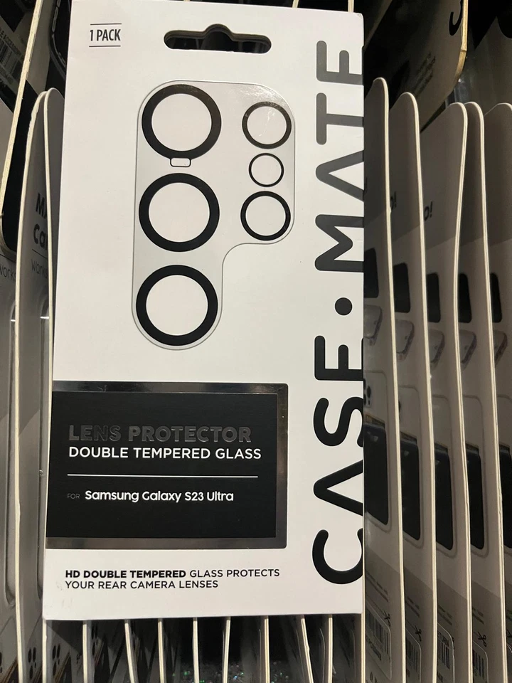 Protector de lente Case-Mate doble vidrio templado para Samsung Galaxy S23 Ultra Foto 1 de 1