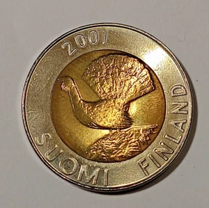 * Finlandia* 10 markkaa * 2001 * RARO * SIN CIRCULAR ** - Imagen 1 de 2