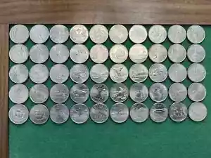 US 1999-2008 50 STATE QUARTERS COMPLETE SET P/D MIXED MINT MARK 50 COIN SET - Picture 1 of 3