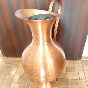 Antik? Vintage? Kupfer Hammerschlag Krugvase   H 55cm - Bild 1 von 7