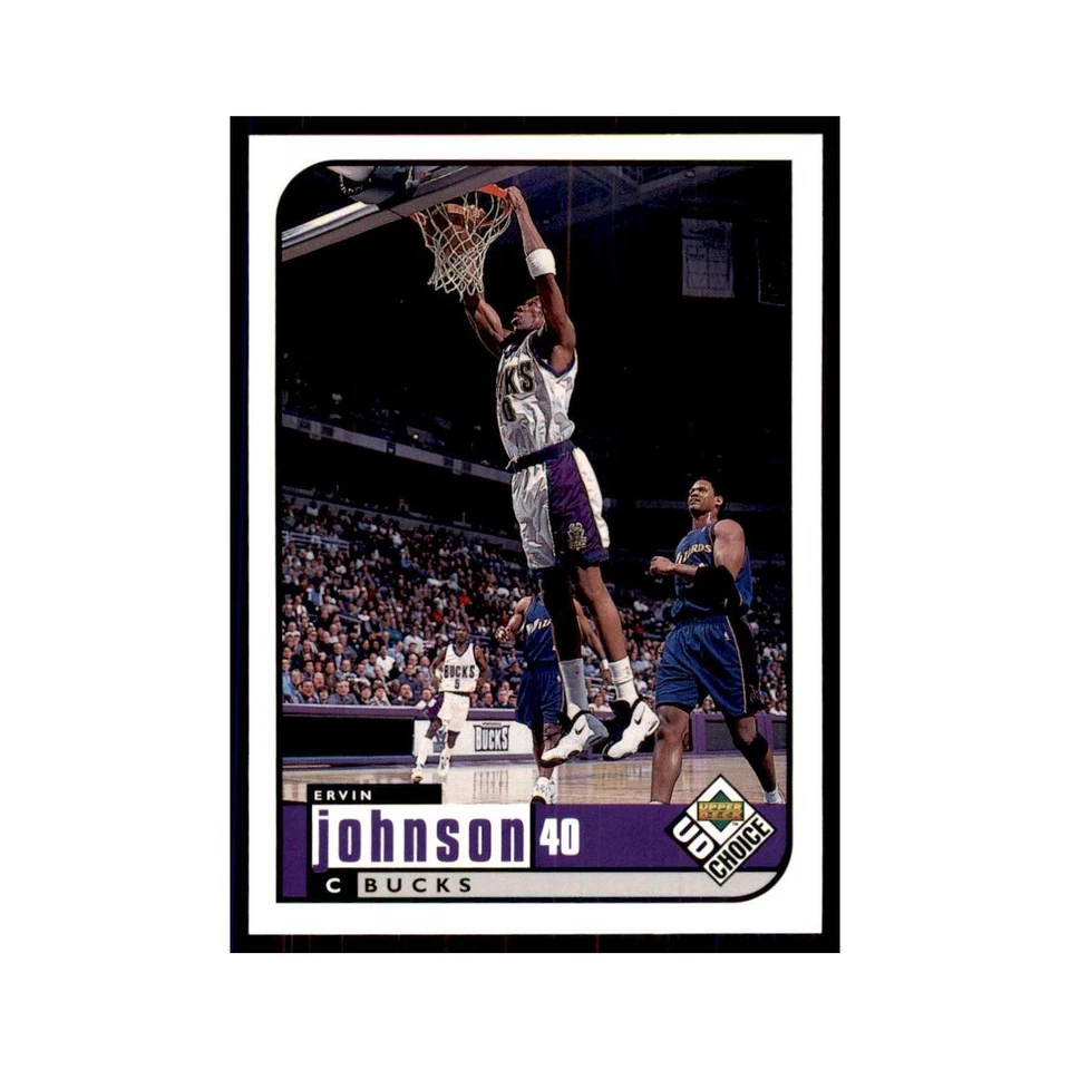 1998 UD Choice Ervin Johnson Basketball Cards #78 - Image 1 of 3