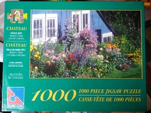 SURE-LOX Chateau Floral Windows 1000 Pieces Puzzle - Picture 1 of 2