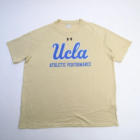 UCLA Bruins Under Armour HeatGear Short Sleeve Shirt Men's Cream New Cover