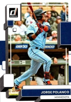 2022 Donruss Holo Blue Jorge Polanco Minnesota Twins #131 - Image 1 of 2