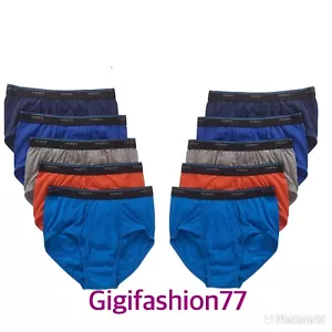 Big Men's Briefs 3XL Cool Dri Mid-Rise Sporty 10 Pack FreshIQ By HANES - Picture 1 of 8